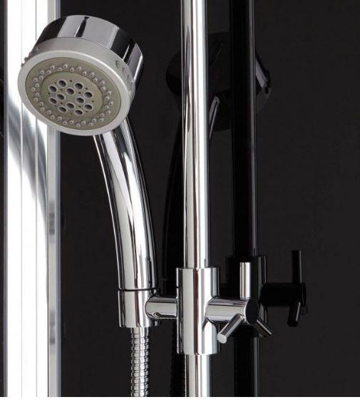 Athena Black Steam Shower (WS141-Black)