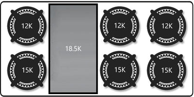 Kucht Professional 48 in. 6.7 cu ft. Range with Color Knobs, KRG4804U / KRG4804U/LP