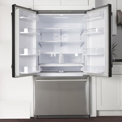 Kucht Appliance Package - 48 inch Natural Gas Range in Stainless Steel, Wall Range Hood, Refrigerator, Dishwasher, AP-KRG4804U-1