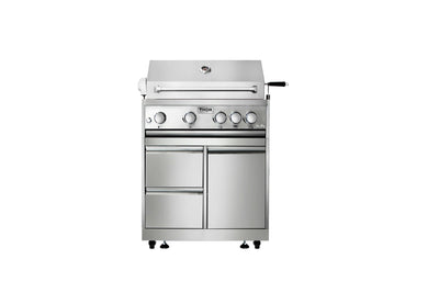 Thor Kitchen 32 Inch 4-Burner Gas BBQ Grill with Rotisserie in Stainless Steel (MK04SS304)