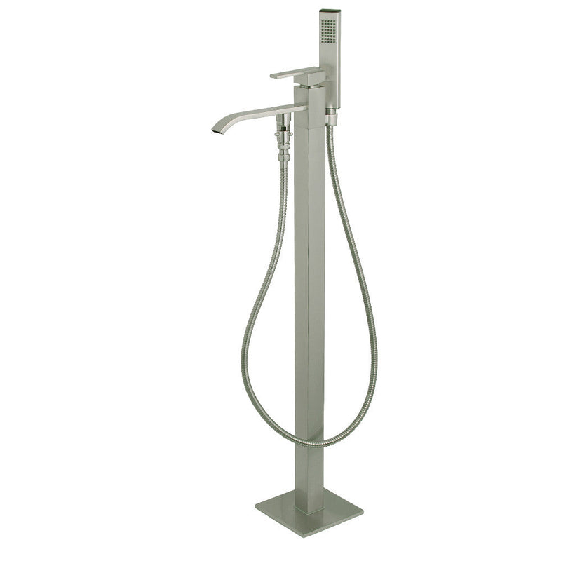 Kingston Brass KS4135QLL Executive Freestanding Tub Faucet with Hand Shower,