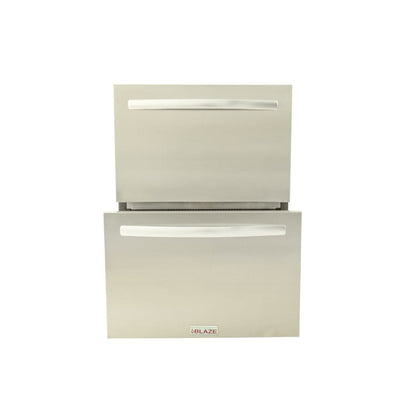 Blaze 23.5" Outdoor Rated Stainless Steel Double Drawer 5.1 Cu. Ft. Refrigerator (BLZ-SSRF-DBDR5.1)