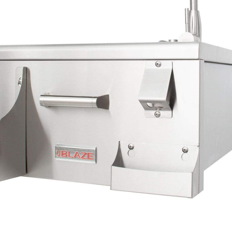 Blaze 30" Beverage Center With Sink & Ice Bin Cooler (BLZ-30CKT-SNK)