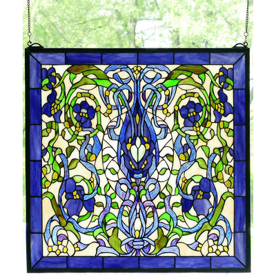 Meyda Tiffany 22"H Floral Fantasy Window