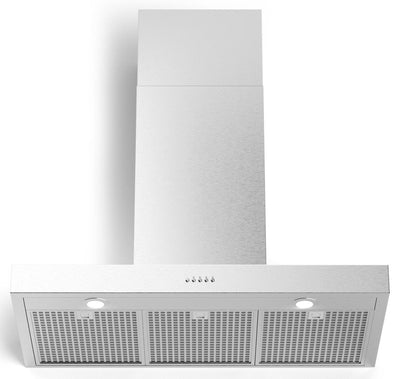 Forte Bellina Series 30" Wall Mount Convertible Hood with 600 CFM, LED Lights, in Stainless Steel (BELLINA30)
