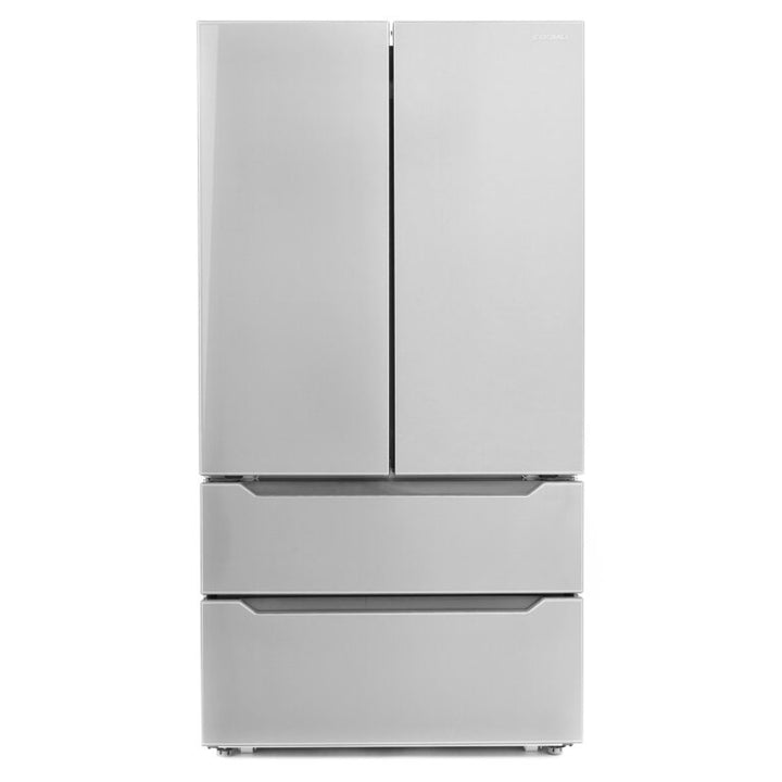 Cosmo 22.5 cu. ft. 4-Door French Door Refrigerator with Recessed Handle in Stainless Steel, Counter Depth - COS-FDR225RHSS