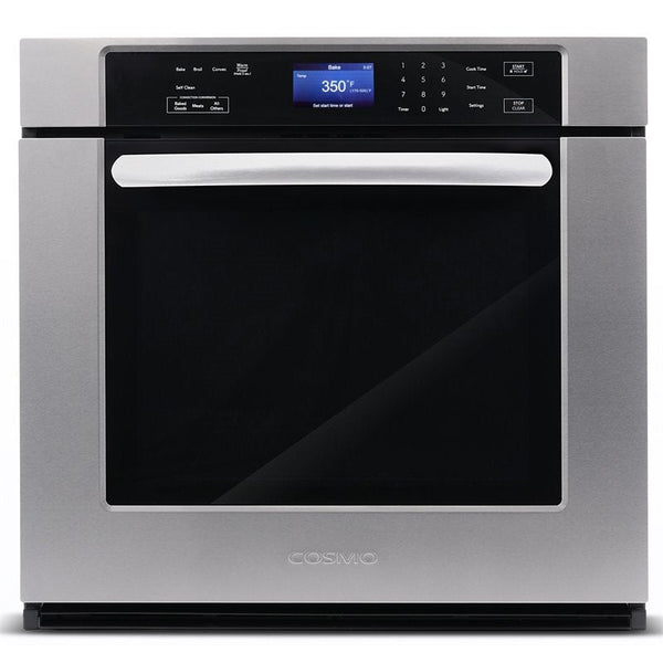 Cosmo 30 in. 5 cu. ft. Single Electric Wall Oven with True European Convection and Self Cleaning in Stainless Steel - COS-30ESWC