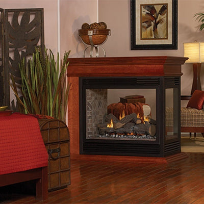 Empire Comfort Systems 36" Tahoe Premium Peninsula/See-Thru Direct-Vent Fireplace DVP36