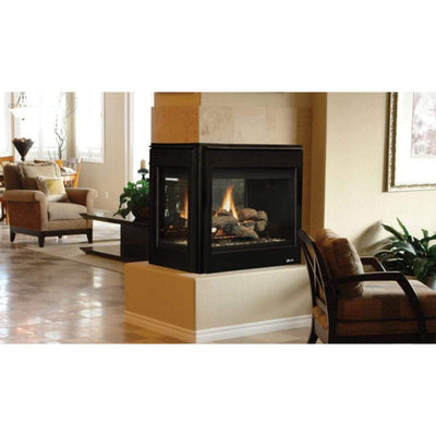 Superior 40" DRT40PF Traditional Direct Vent Peninsula Gas Fireplace