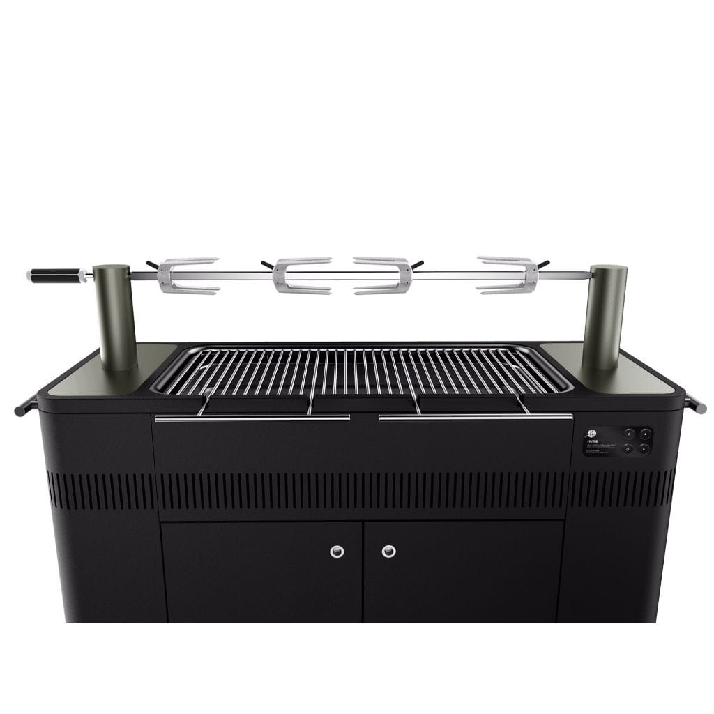 Everdure 54" Built In Rotisserie & Electric Ignition HUB II Charcoal Outdoor Grill (HBCE3BUS)