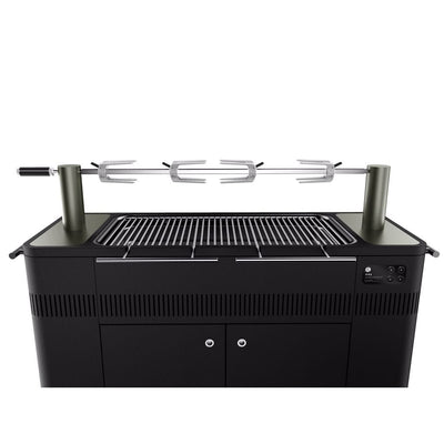 Everdure 54" Built In Rotisserie & Electric Ignition HUB II Charcoal Outdoor Grill (HBCE3BUS)