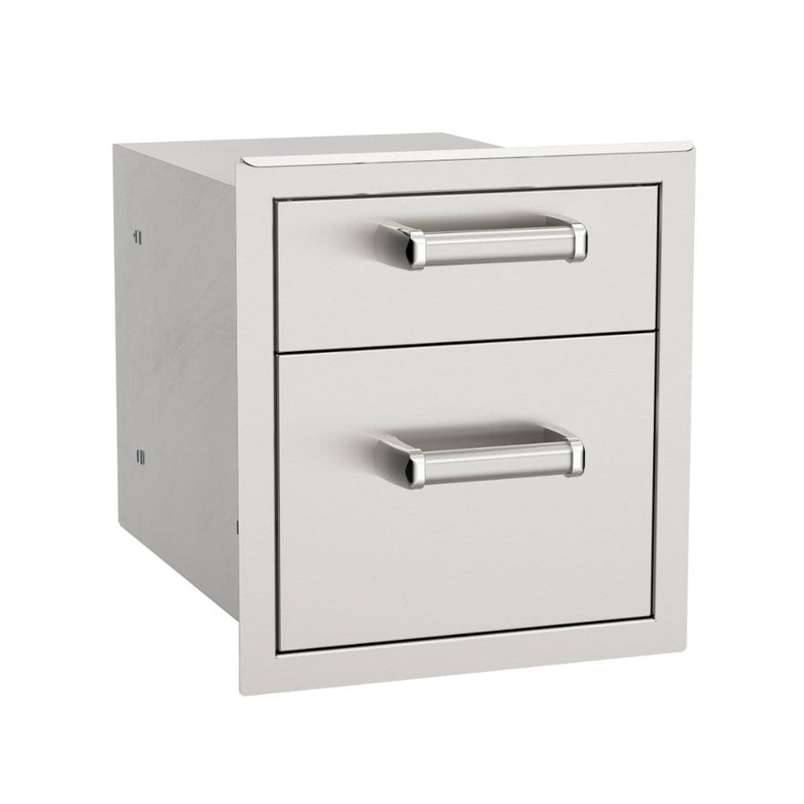 Fire Magic 14" Premium Flush Double Access Drawer w/ Soft Close (53802SC)