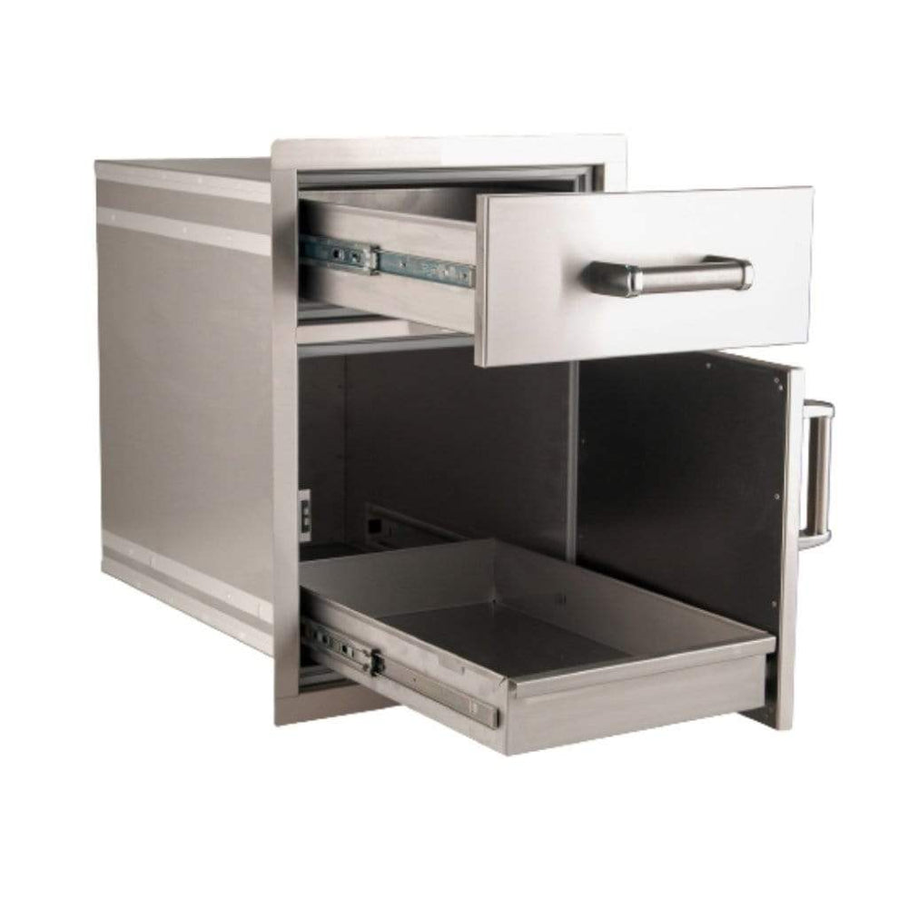 Fire Magic 17" Premium Flush Medium Pantry Door/ Access Drawer Combo (54018S)