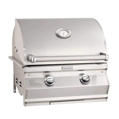 Fire Magic 24" 2-Burner Choice Multi-User Built-In Gas Grill w/ Analog Thermometer (CM430i)
