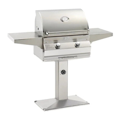 Fire Magic 24" 2-Burner Choice Multi-User Patio Post Mount Gas Grill w/ Analog Thermometer (CM430S)