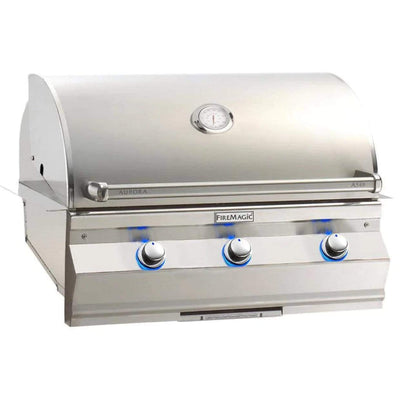 Fire Magic 30" 3-Burner Aurora Built-In Gas Grill w/ Analog Thermometer (A540i)