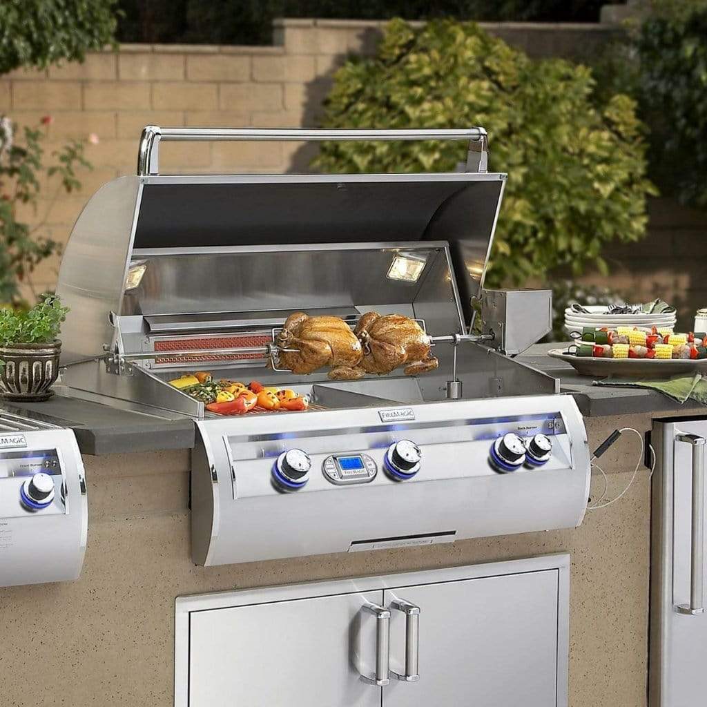 Fire Magic 36" 3-Burner Echelon Diamond Built-In Gas Grill with Rotisserie (E790i)