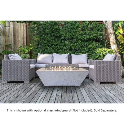 Athena 30"x72" Olympus Rectangle Linear Gas Fire Pit Table