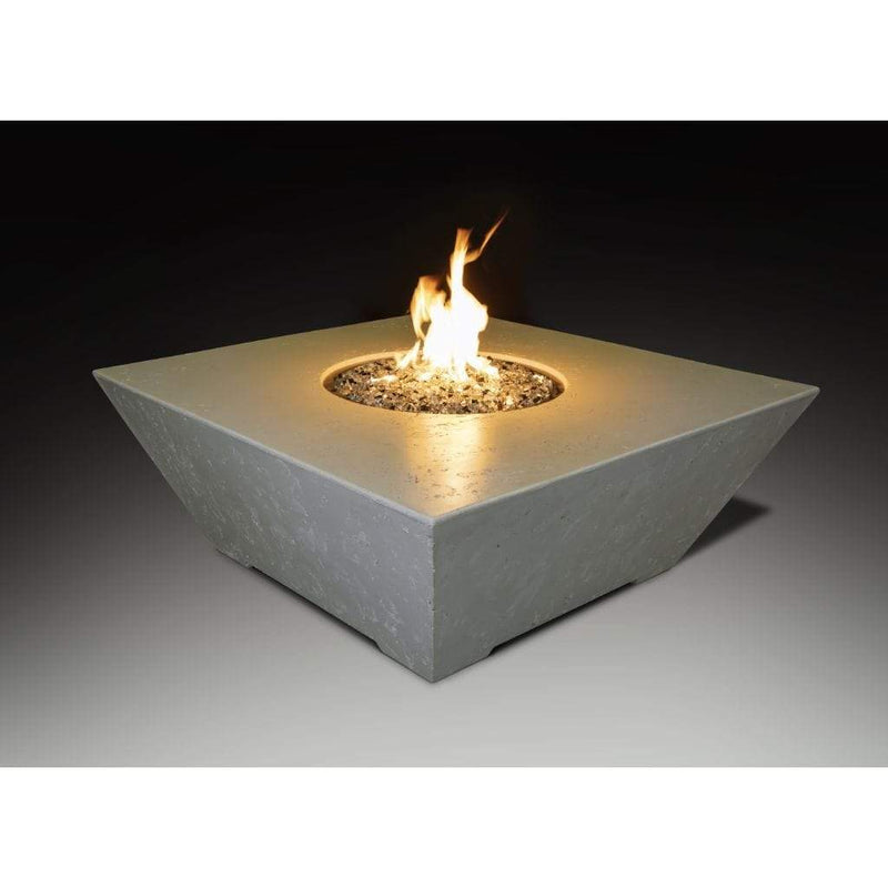Athena 48" Olympus Square Concrete Gas Fire Pit Table