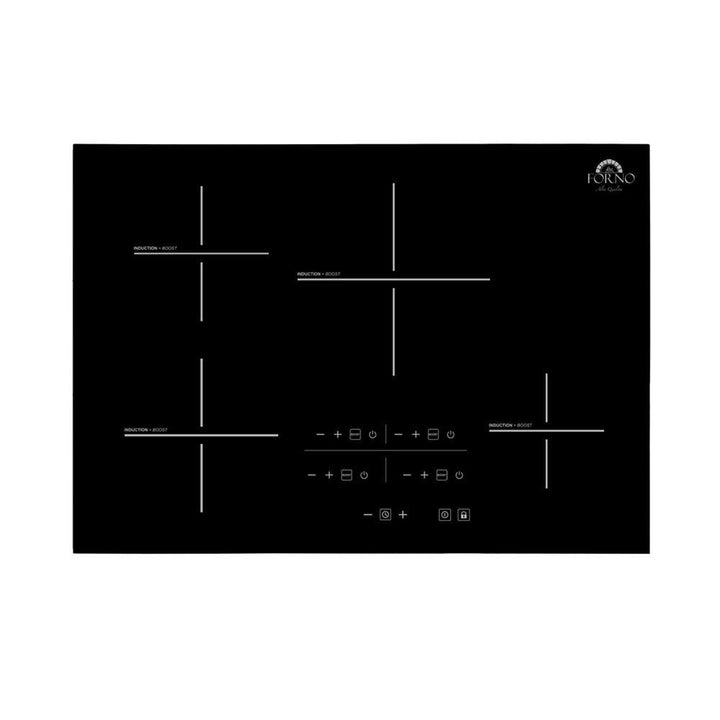 Forno 30 Inch Lecce Induction Cooktop - 4 Burners in Black Glass (FCTIN0545-30)