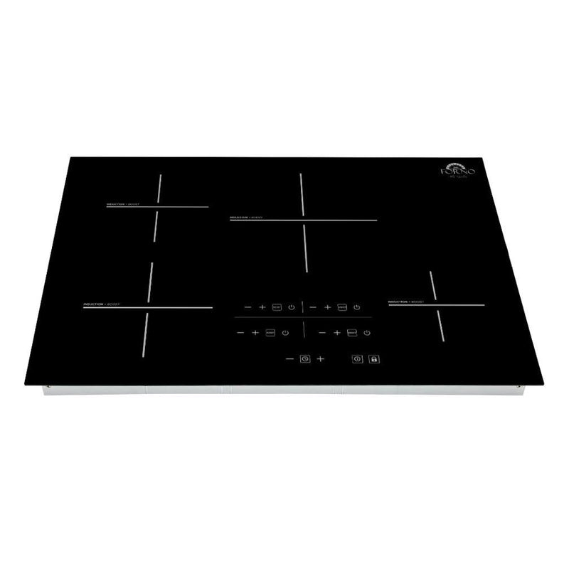 Forno 30 Inch Lecce Induction Cooktop - 4 Burners in Black Glass (FCTIN0545-30)