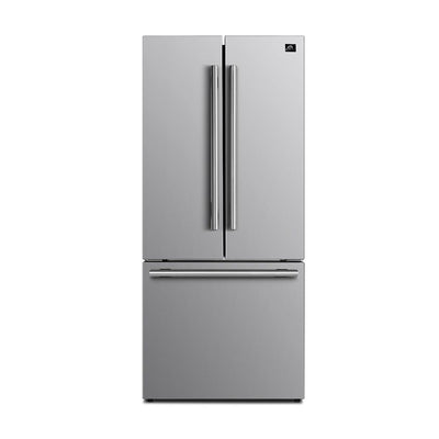 Forno 30 Inch French Door Refrigerator with 17.5 Cu. Ft. with Ice Maker in Stainless Steel (FFFFD1974-31SB)