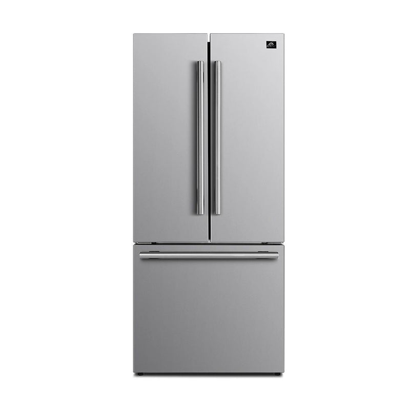Forno 30 Inch French Door Refrigerator with 17.5 Cu. Ft. with Ice Maker in Stainless Steel (FFFFD1974-31SB)