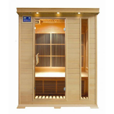 SunRay Aspen 3-Person Sauna with Carbon Heaters (HL300C)