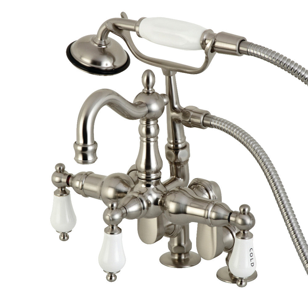 Kingston Brass CC6017T5 Vintage Clawfoot Tub Faucet with Hand Shower,