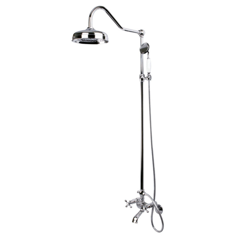 Kingston Brass CCK2668 Vintage Clawfoot Tub Faucet Package with Shower Combo,