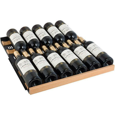 Allavino VSWR177-1BR20 24" Wide FlexCount II Tru-Vino 177 Bottle Single Zone Black Right Hinge Wine Refrigerator