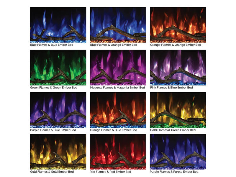Modern Flames 50-in Spectrum Slimline Built-In Electric Fireplace
