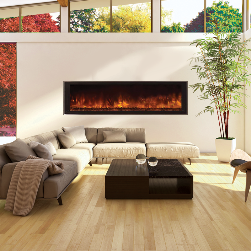 Modern Flames Landscape FullView 60-in Built-In Electric Fireplace