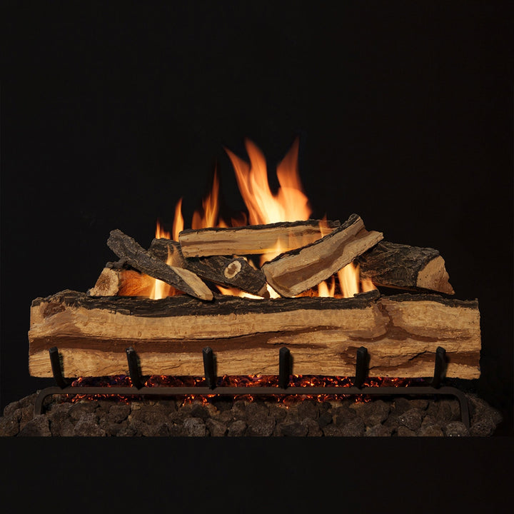 Mountain Split Vented Gas Logs with Burner