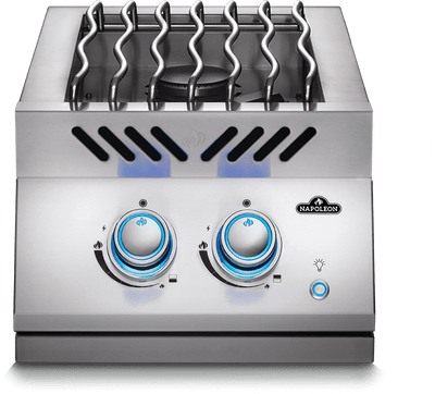 Napoleon - Built-in 700 Series Inline Dual Range Top Burner Stainless Steel with Stainless Steel Cover