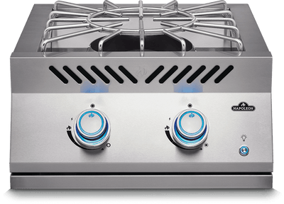 Napoleon - Built-in 700 Series Power Burner Stainless Steel with Stainless Steel Cover