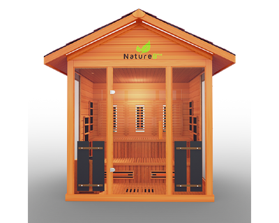 Medical Nature 8 Outdoor Hybrid 3-6 People Sauna Pitch Roof