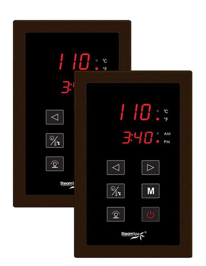 SteamSpa Royal 6 KW QuickStart Acu-Steam Bath Generator Package in Oil Rubbed Bronze