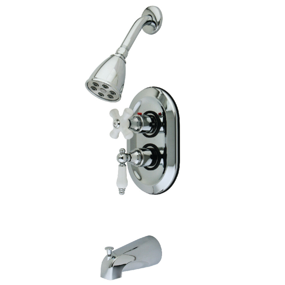 Kingston Brass KS36350PL Tub and Shower Faucet,