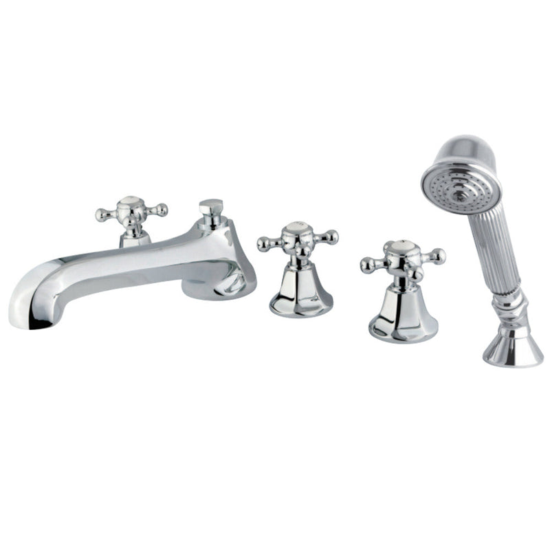 Kingston Brass KS43055BX Roman Tub Faucet with Hand Shower,