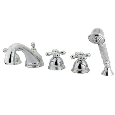 Kingston Brass KS33515AX Roman Tub Faucet with Hand Shower,