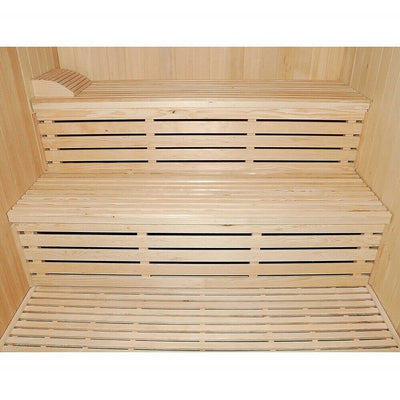 ALEKO Indoor Wet Dry Sauna - 3-4.5 kW ETL Certified Heater - 2-4 Person SENOLT, CEDNBUG