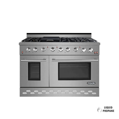 NXR SC4811 48" Gas Range with Convection Oven, Stainless Steel