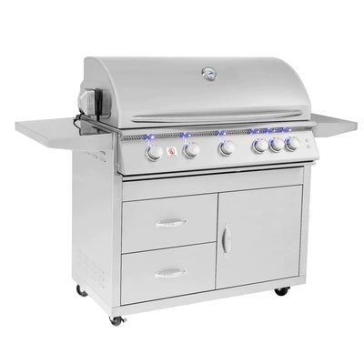 Summerset Deluxe Grill Cart for Sizzler 40''
