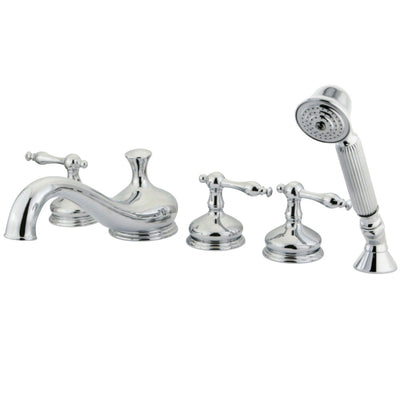 Kingston Brass KS33385NL Roman Tub Faucet with Hand Shower,