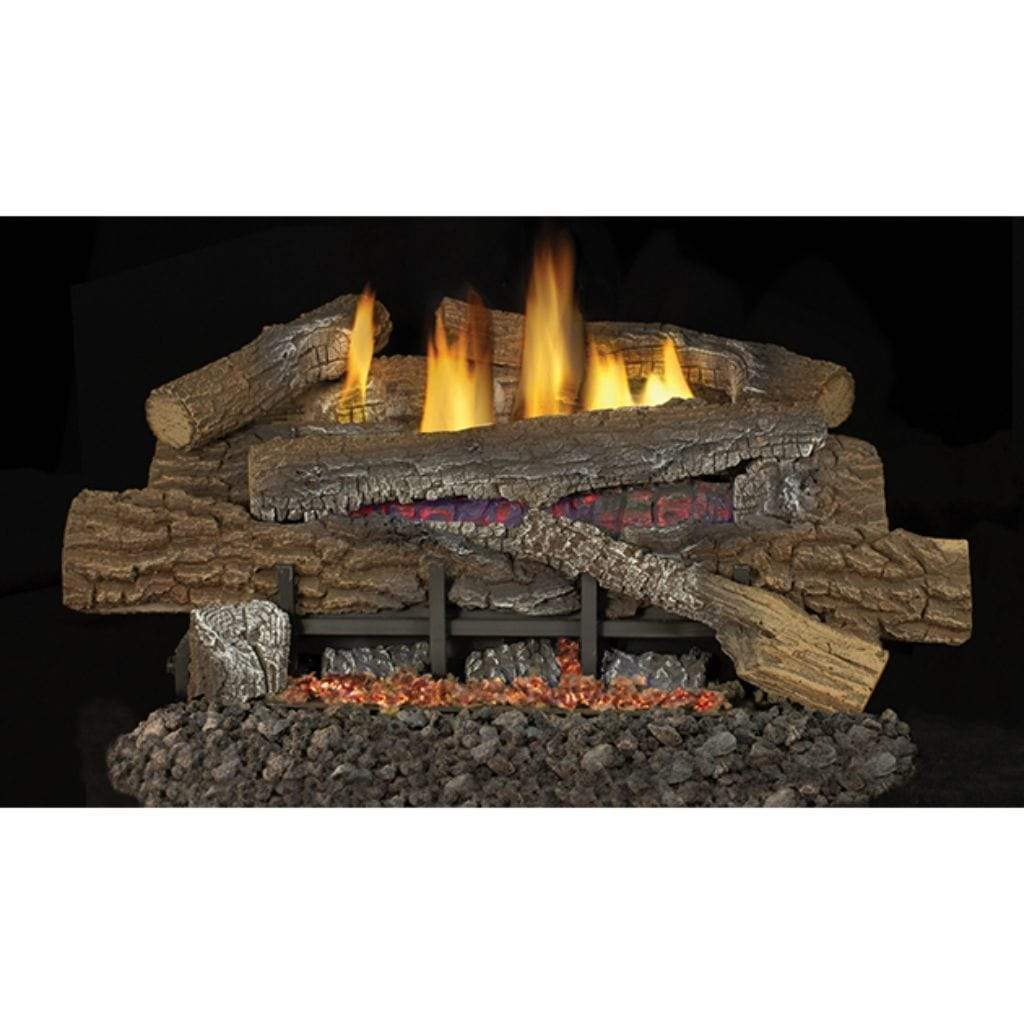 Superior 18" Boulder Mountain Glow-Ramp Concrete Log Set