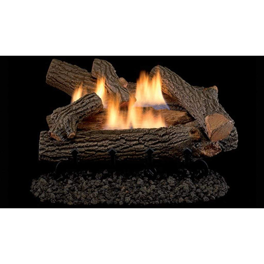 Superior 24" Crescent Hill Double-Flame Concrete Log Set