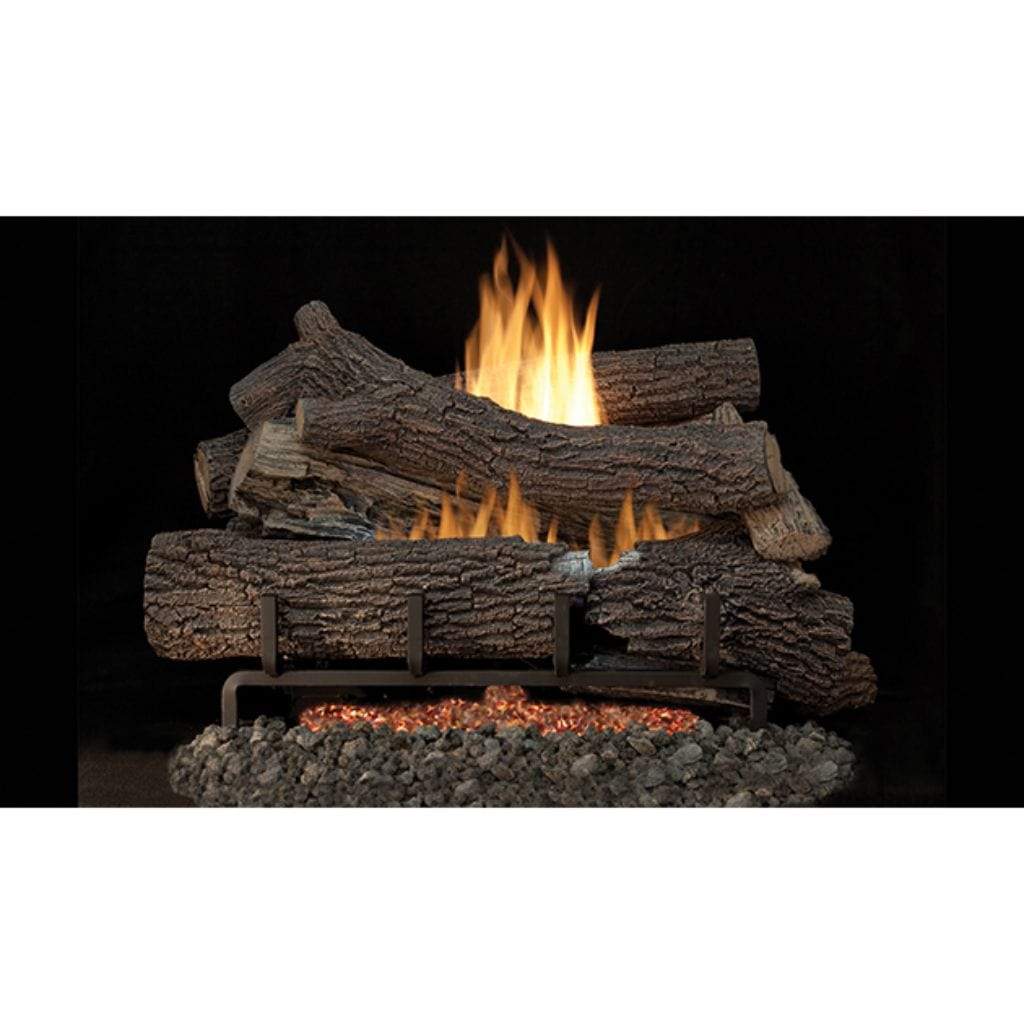 Superior 24" Giant Timbers Mega-Flame Vent-Free Concrete Log Set