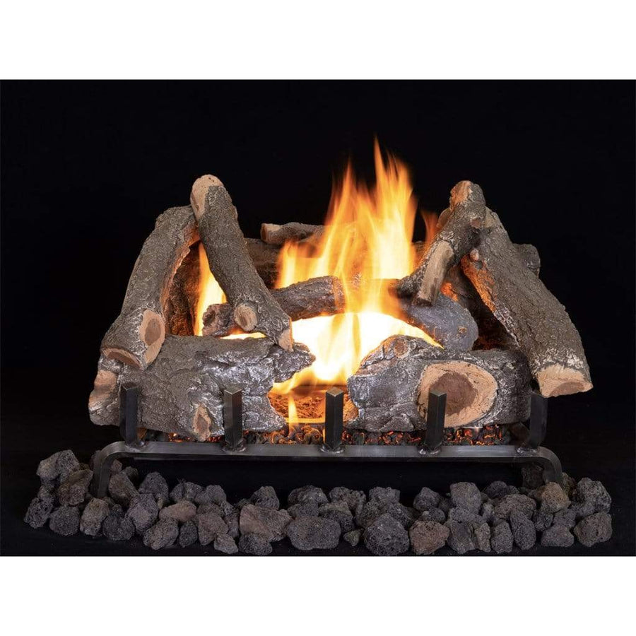 Superior 24" Ozark Charred Oak Outdoor Vented Gas Logs Dual-Burner Series