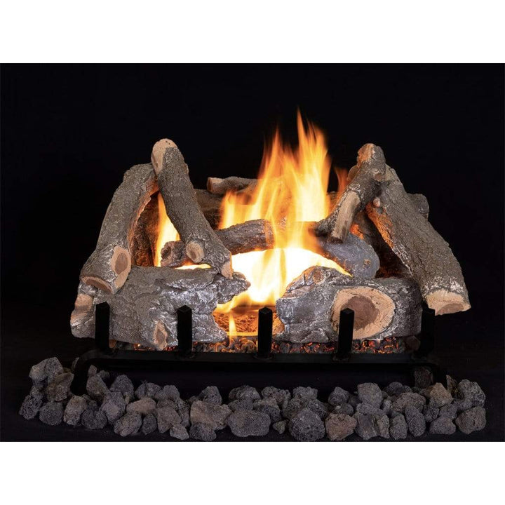 Superior 24" Ozark Charred Oak Vented Gas Logs Dual-Burner Series